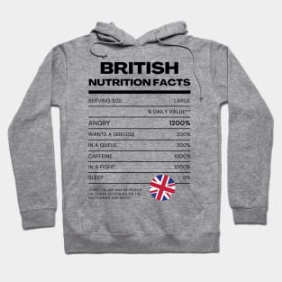 British Nutrition Facts Hoodie